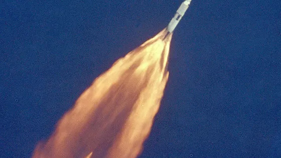 Archive photograph: the Apollo 11 launch